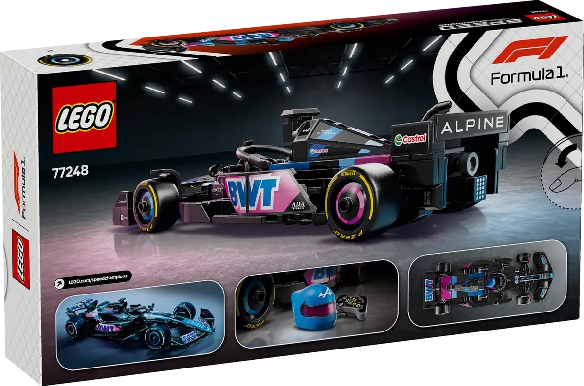 Lego Speed Champions: Masina de curse F1 BWT Alpine