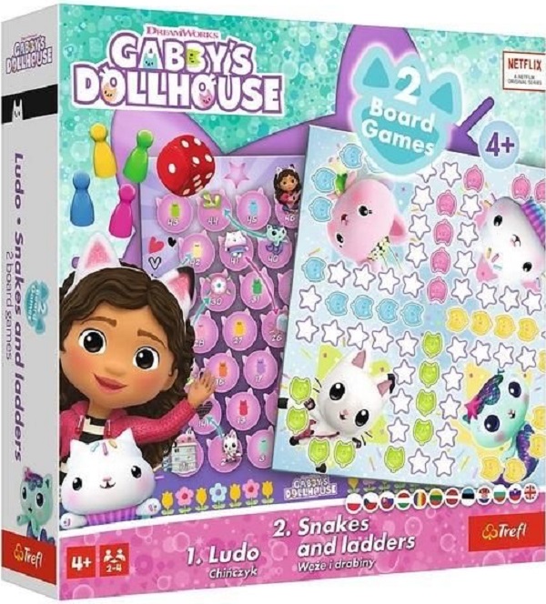 Joc: Serpisori si scari. Gabby’s Dollhouse