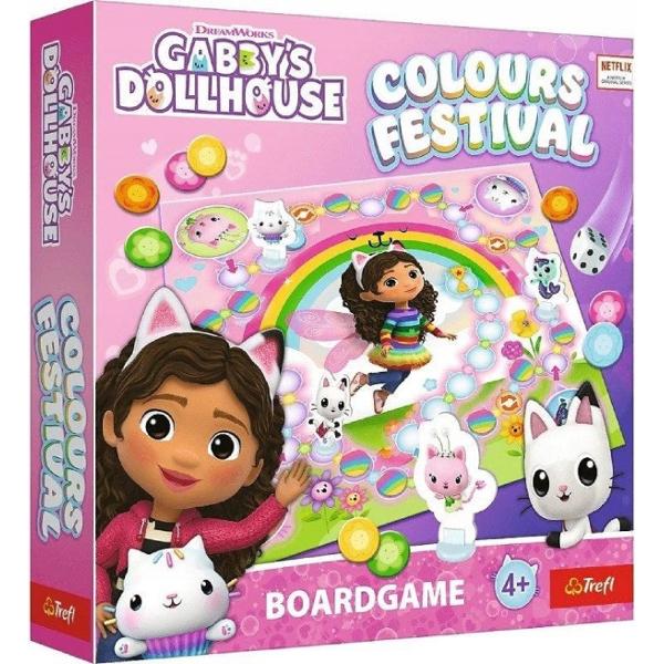 Joc: Festivalul culorilor. Gabby's Dollhouse