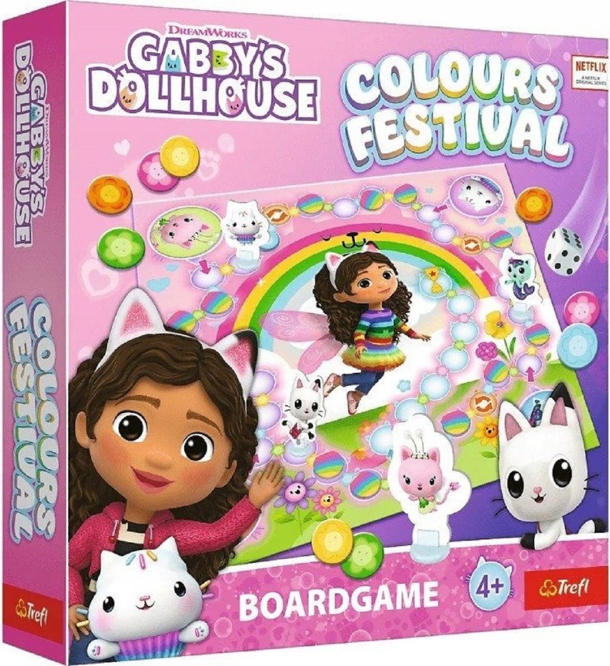 Joc: Festivalul culorilor. Gabby's Dollhouse
