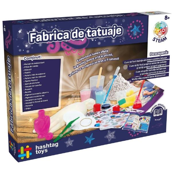 Set Fabrica de tatuaje. Kit STEAM