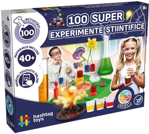 Set 100 super experimente stiintifice. Kit STEAM