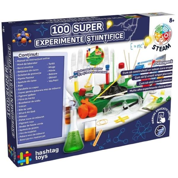 Set 100 super experimente stiintifice. Kit STEAM