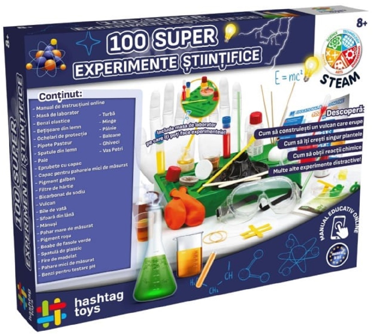 Set 100 super experimente stiintifice. Kit STEAM