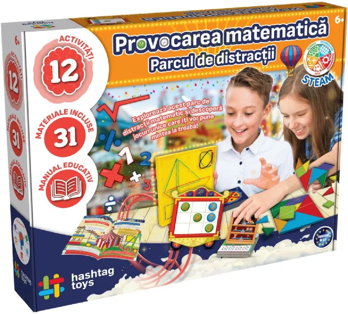 Provocarea matematica. Parcul de distractii. Kit STEAM
