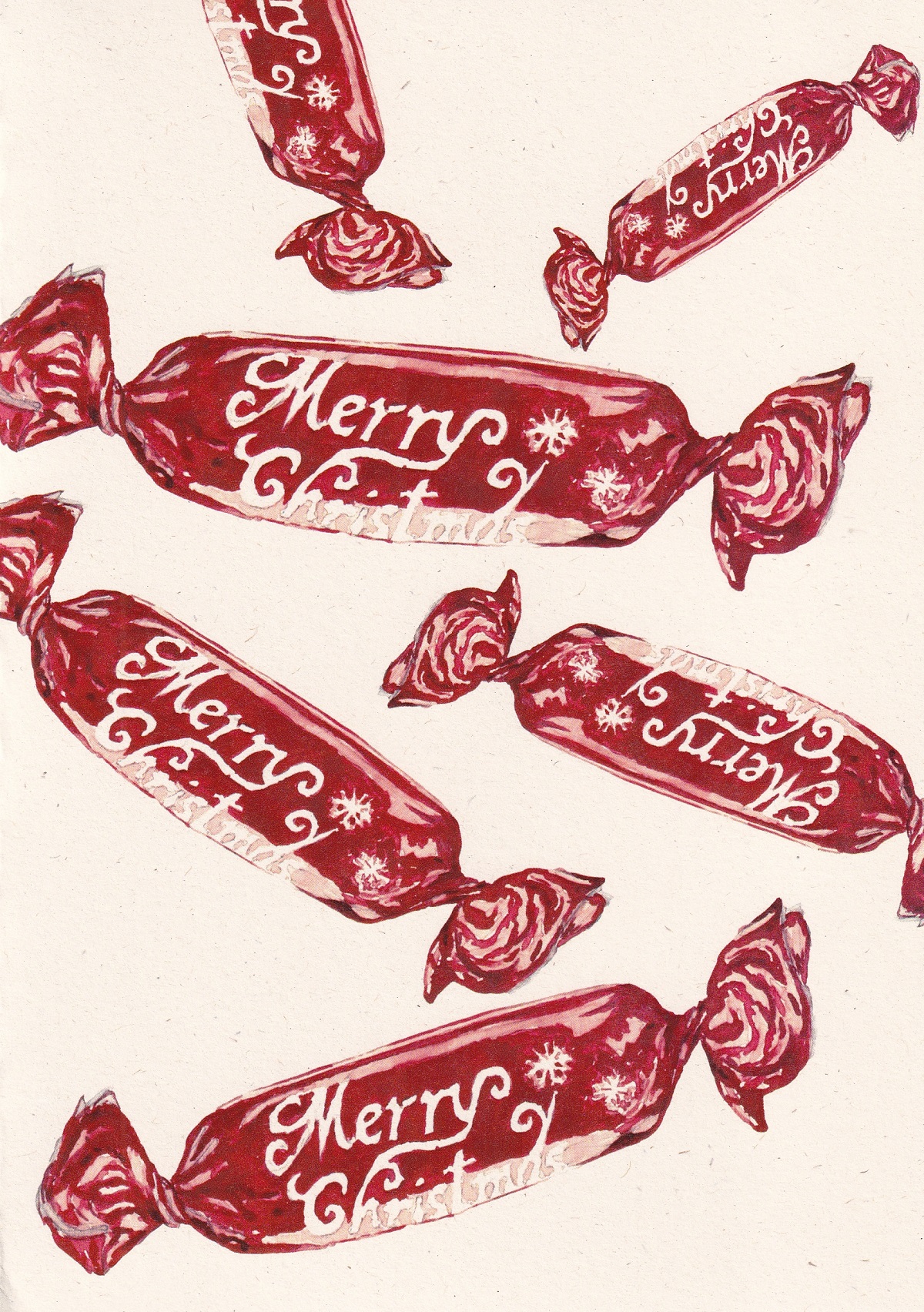 Felicitare: Bomboane Craciun A5