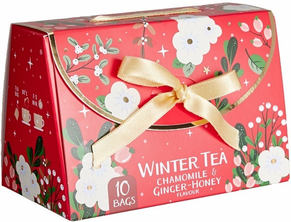 Set ceai negru. Winter Tea. Rosu