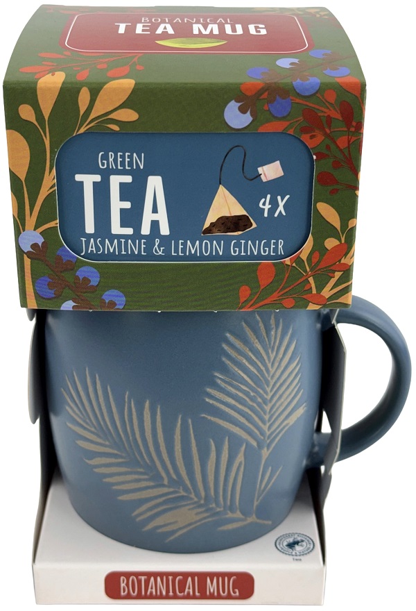 Set ceai 2 arome x 2 pliculete + Cana Botanical Albastru