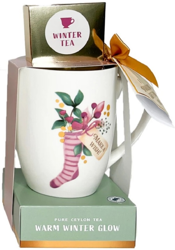 Set cana si ceai: Warm Winter Glow. Verde