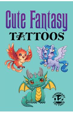 Coperta cărții 'Cute Fantasy Tattoos -'