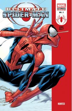 Coperta cărții 'Ultimate Spider-Man Epic Collection: Hunted - Brian Michael Bendis'
