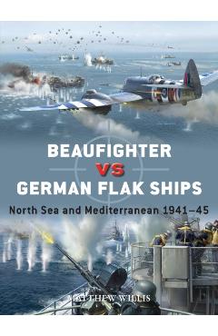 Coperta cărții 'Beaufighter vs German Flak Ships - Matthew Willis'