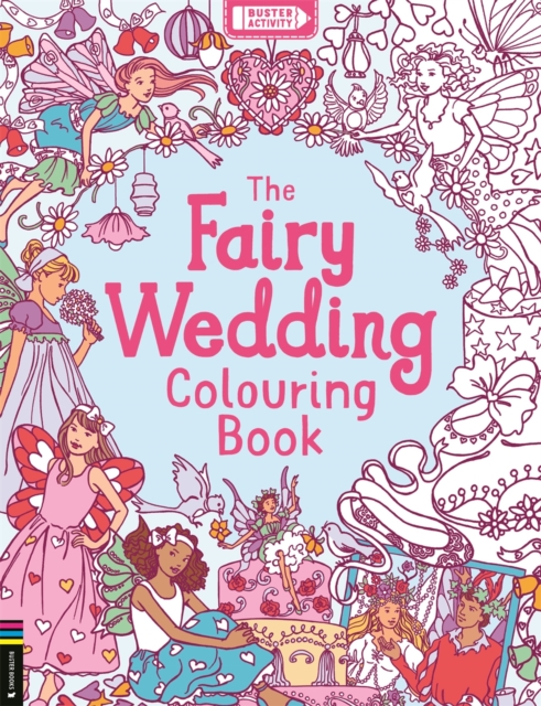 Coperta cărții 'Fairy Wedding Colouring Book - Ann Kronheimer'