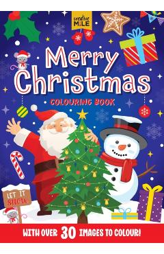 Merry Christmas Colouring Book - Creative Mile
