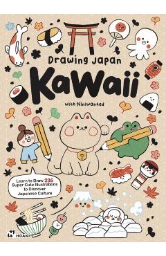 Coperta cărții 'Drawing Japan Kawaii - Jenny Lelong'