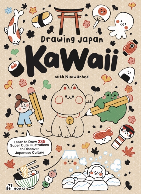Coperta cărții 'Drawing Japan Kawaii - Jenny Lelong'