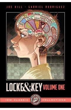 Coperta cărții 'Locke & Key: IDW Classic Collections - Welcome To Lovecraft and Head Games - Joe|rodriguez Hill'