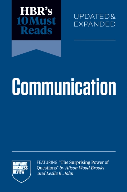 Coperta cărții 'HBR's 10 Must Reads on Communication, Updated and Expanded -'