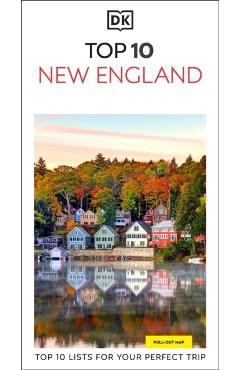 Coperta cărții 'DK Top 10 New England -'