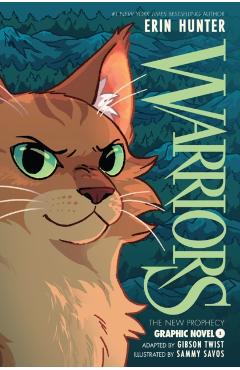 Coperta cărții 'Warriors Graphic Novel: The New Prophecy, Part One of Three - Erin L. Hunter'