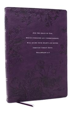 Poza produsului Peace of God Bible: Discover and Experience God's Shalom Throughout the Bible (Nkjv, Purple Leathersoft, Red Letter, Comfort Print) - Jeremiah J. Johnston Phd