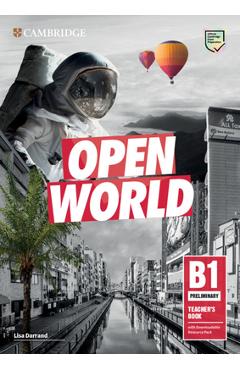 Coperta cărții 'Open World Preliminary Teacher's Book with Downloadable Resource Pack - Lisa Darrond'