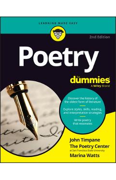 Coperta cărții 'Poetry for Dummies - John Timpane'
