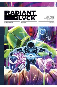 Coperta cărții 'Radiant Black: Massive Edition Book Two - Kyle Higgins'