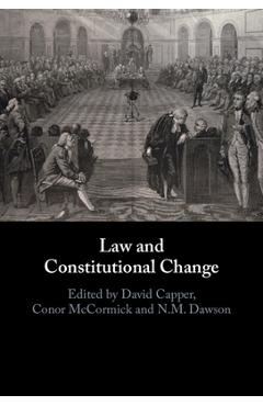 Coperta cărții 'Law and Constitutional Change - David Capper'