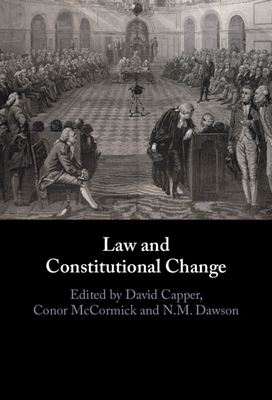 Coperta cărții 'Law and Constitutional Change - David Capper'