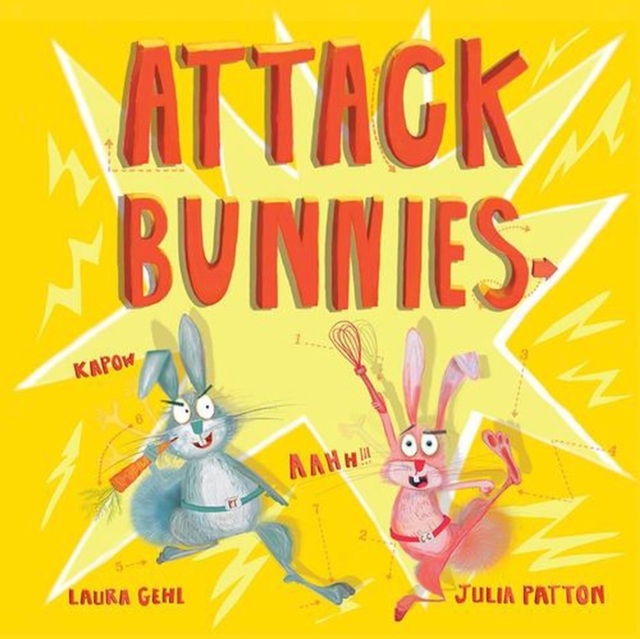 Coperta cărții 'Attack Bunnies - Laura Gehl'