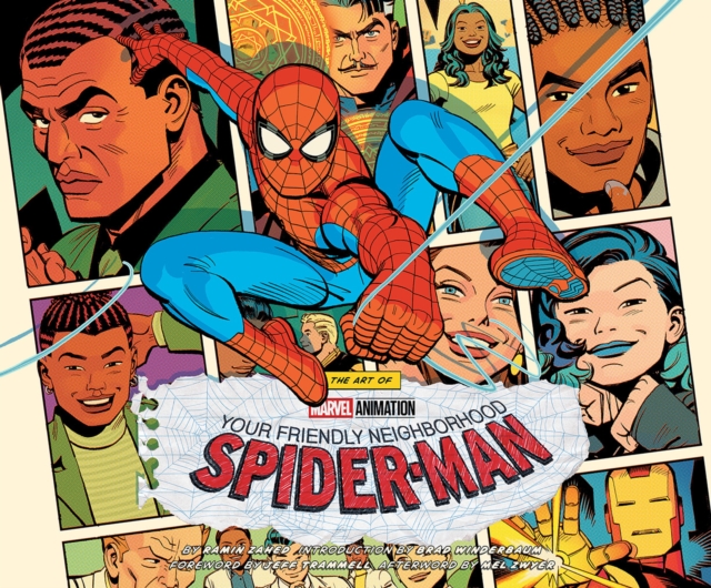 Coperta cărții 'The Art of Marvel Animation's Your Friendly Neighborhood Spider-Man - Ramin Zahed'
