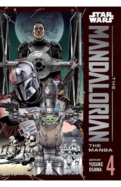 Coperta cărții 'Star Wars: The Mandalorian: The Manga, Vol. 4 - Yusuke Osawa'