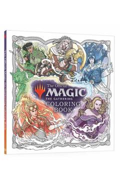 Coperta cărții 'The Official Magic: The Gathering Coloring Book -'