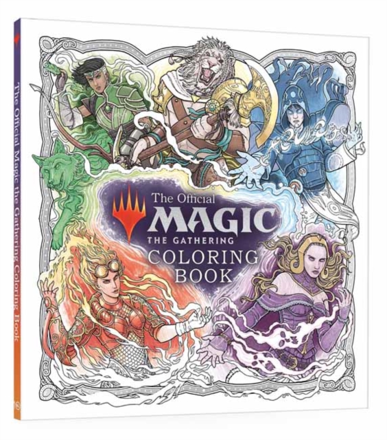 Coperta cărții 'The Official Magic: The Gathering Coloring Book -'