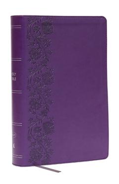 Coperta cărții 'KJV Giant Print End-Of-Verse Reference Bible, Purple Leathersoft, Red Letter, Comfort Print -'