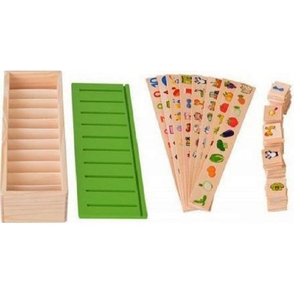 Sortator din lemn. Joc clasificare, sortare si asociere