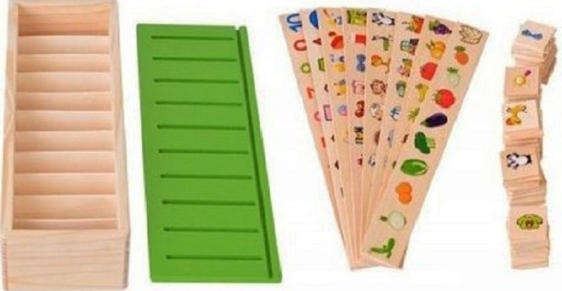 Sortator din lemn. Joc clasificare, sortare si asociere