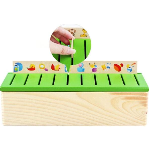 Sortator din lemn. Joc clasificare, sortare si asociere