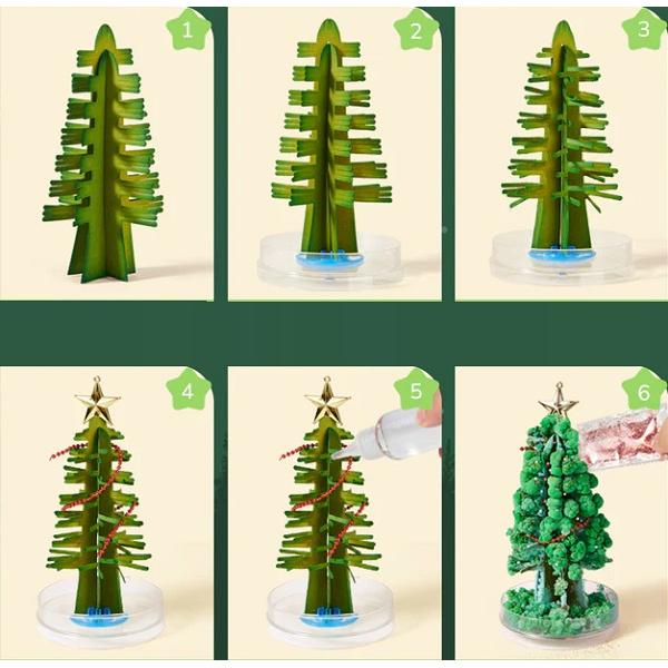 Set creativ stem cu sare. Magic Christmas Tree