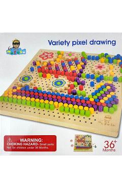 Imaginea produsului 'Joc mozaic cu pioneze. Variety Pixel Drawing'