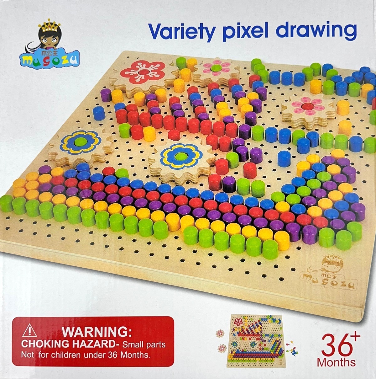 Joc mozaic cu pioneze. Variety Pixel Drawing