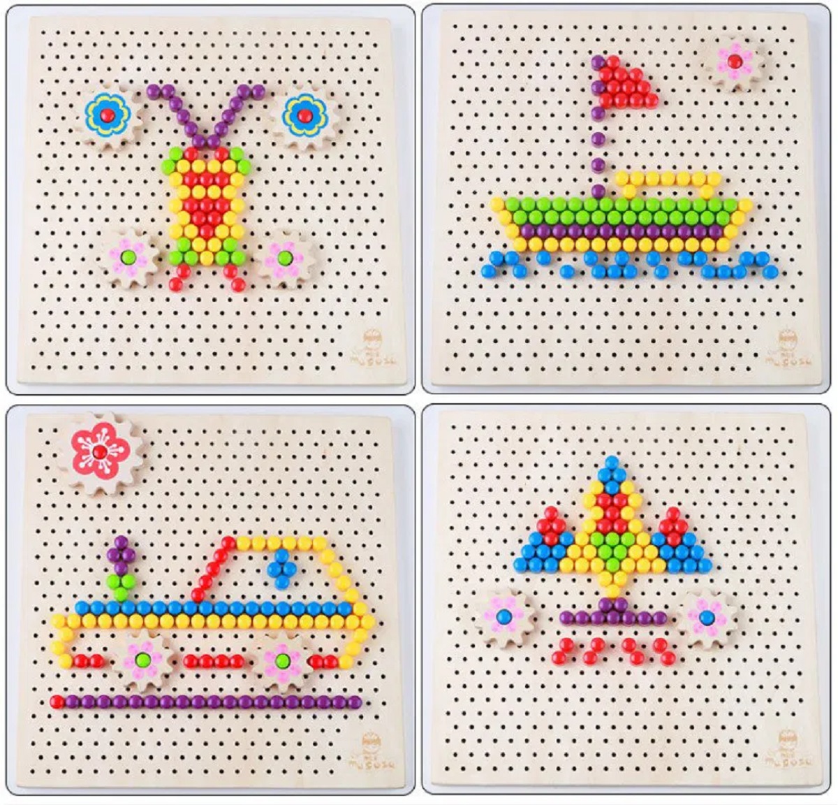 Joc mozaic cu pioneze. Variety Pixel Drawing