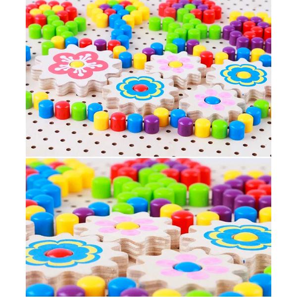 Joc mozaic cu pioneze. Variety Pixel Drawing