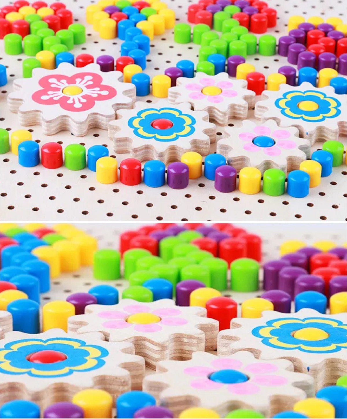 Joc mozaic cu pioneze. Variety Pixel Drawing