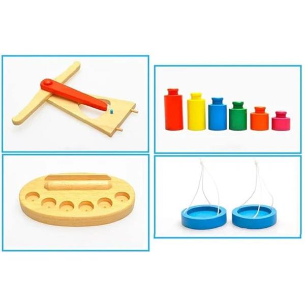 Jucarie: Balanta din lemn. Educational Balance