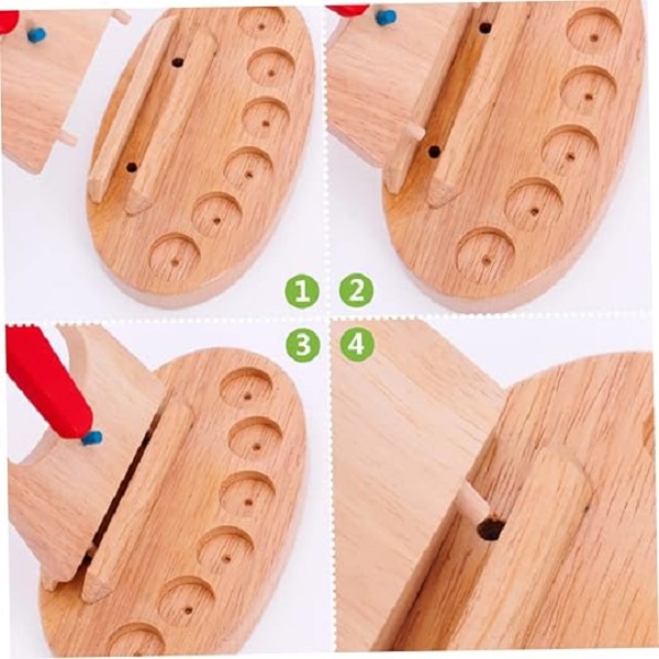 Jucarie: Balanta din lemn. Educational Balance