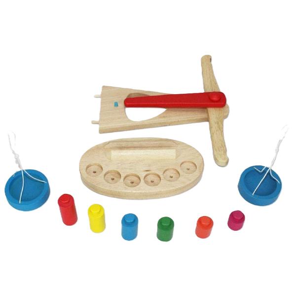 Jucarie: Balanta din lemn. Educational Balance