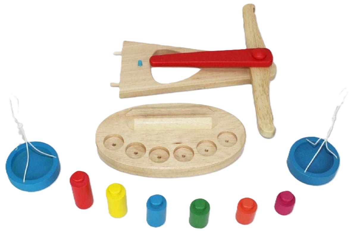 Jucarie: Balanta din lemn. Educational Balance
