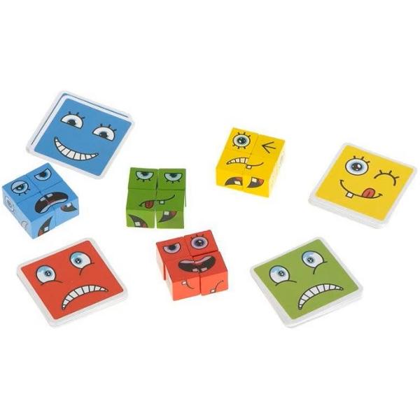 Joc expresii faciale. Face change Rubik's Cube